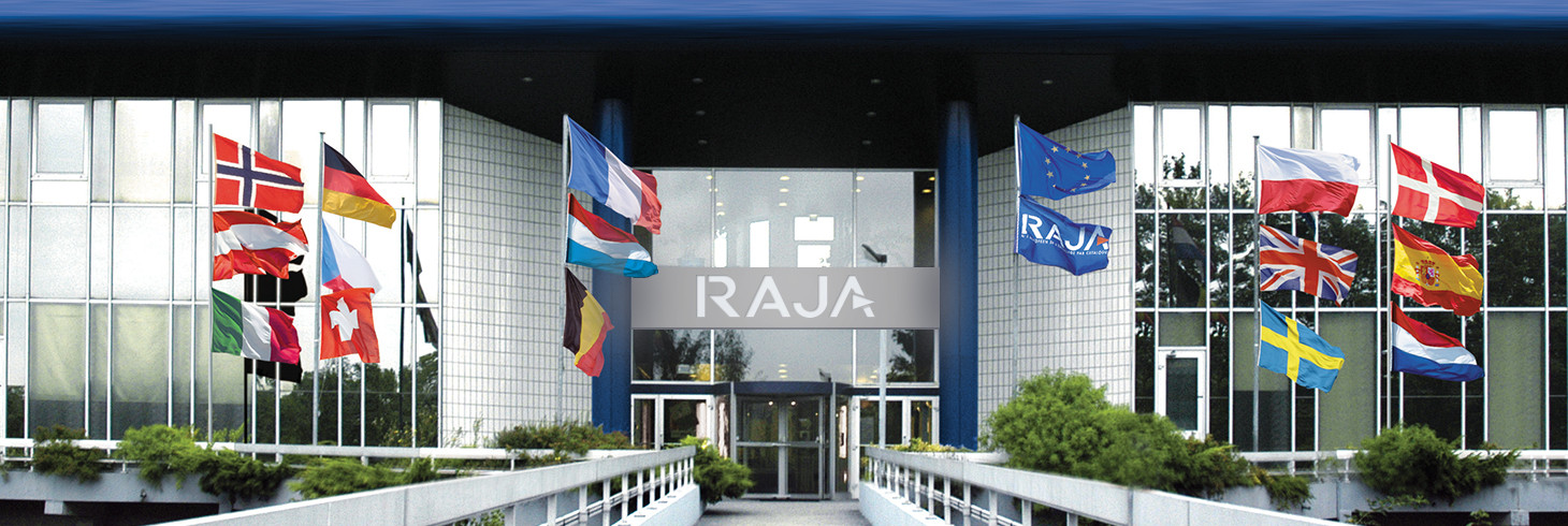 Présence du groupe Raja en Europe