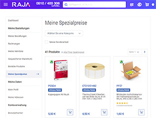 Aperçu du site e-commerce