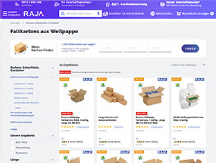 Unser rajapack.at Webshop