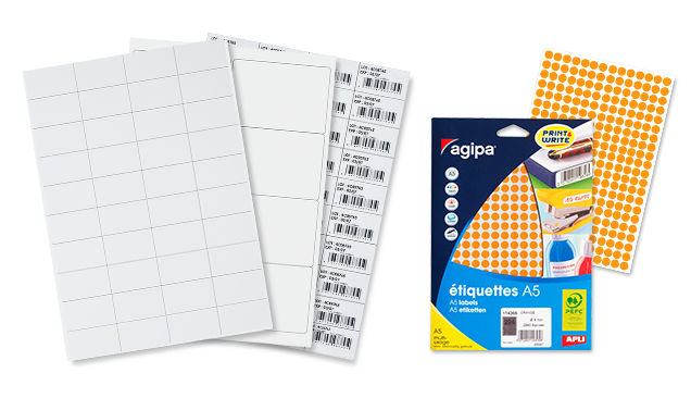 Etiketten voor inktjetprinters