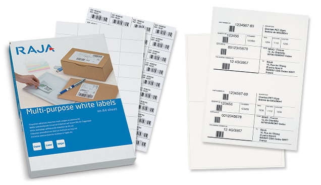 Etiketten voor laserprinters