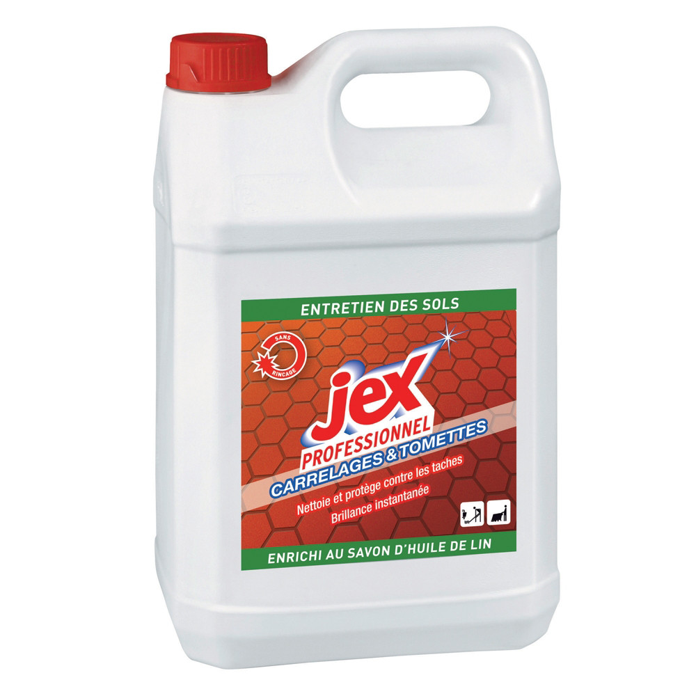 JEX Nettoyant carrelages Jex Professionnel  l'huile de lin 5 L