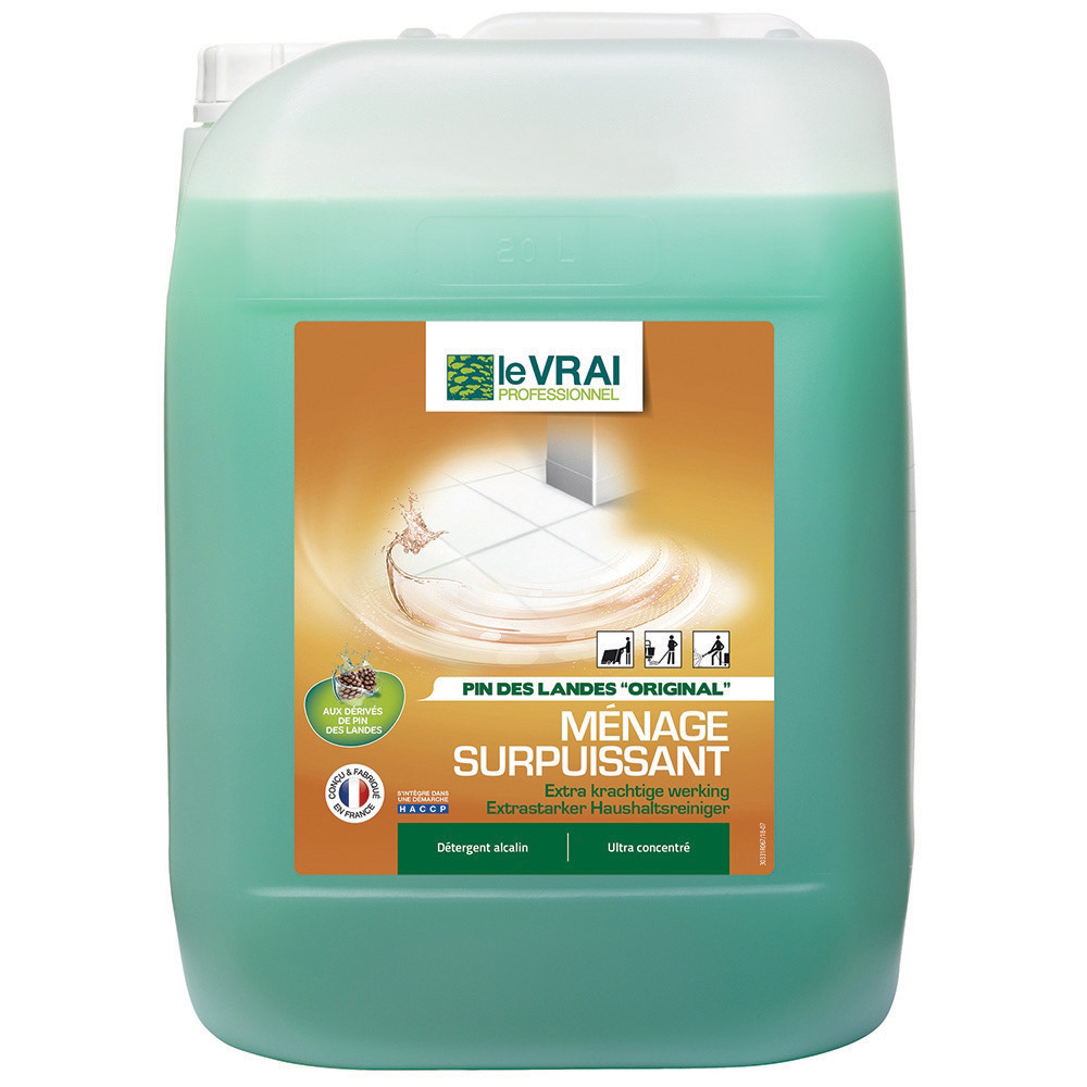 LE VRAI Nettoyant multi-usages parfum HACCP ultraconcentr Le Vrai 20 L