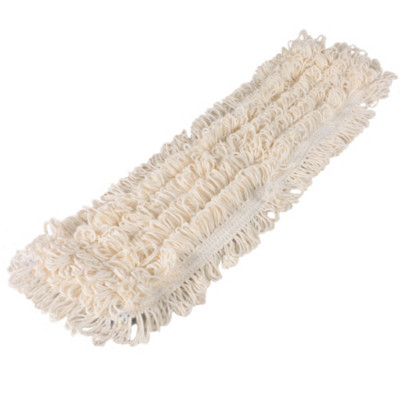 Frange coton polyester pour système de lavage à plat à pression