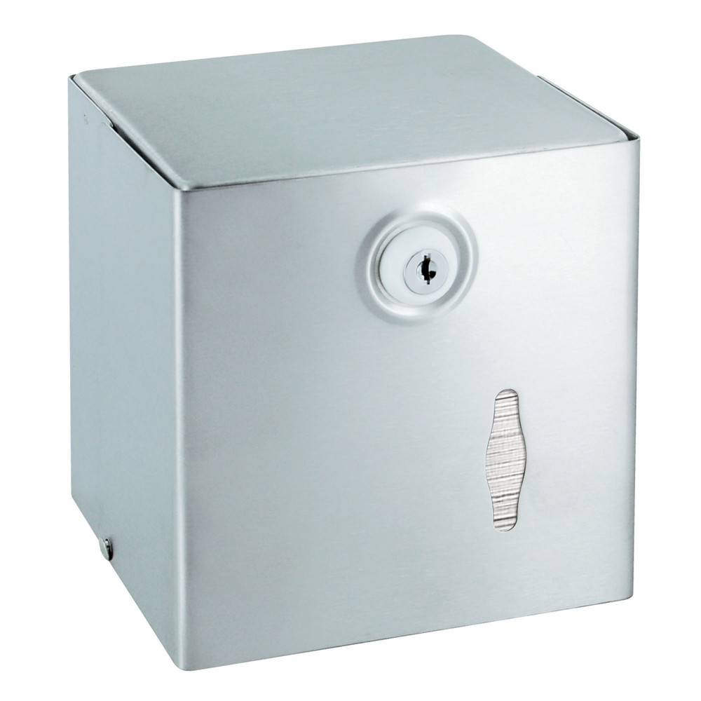 JVD Distributeur papier toilette inox carr pour paquets