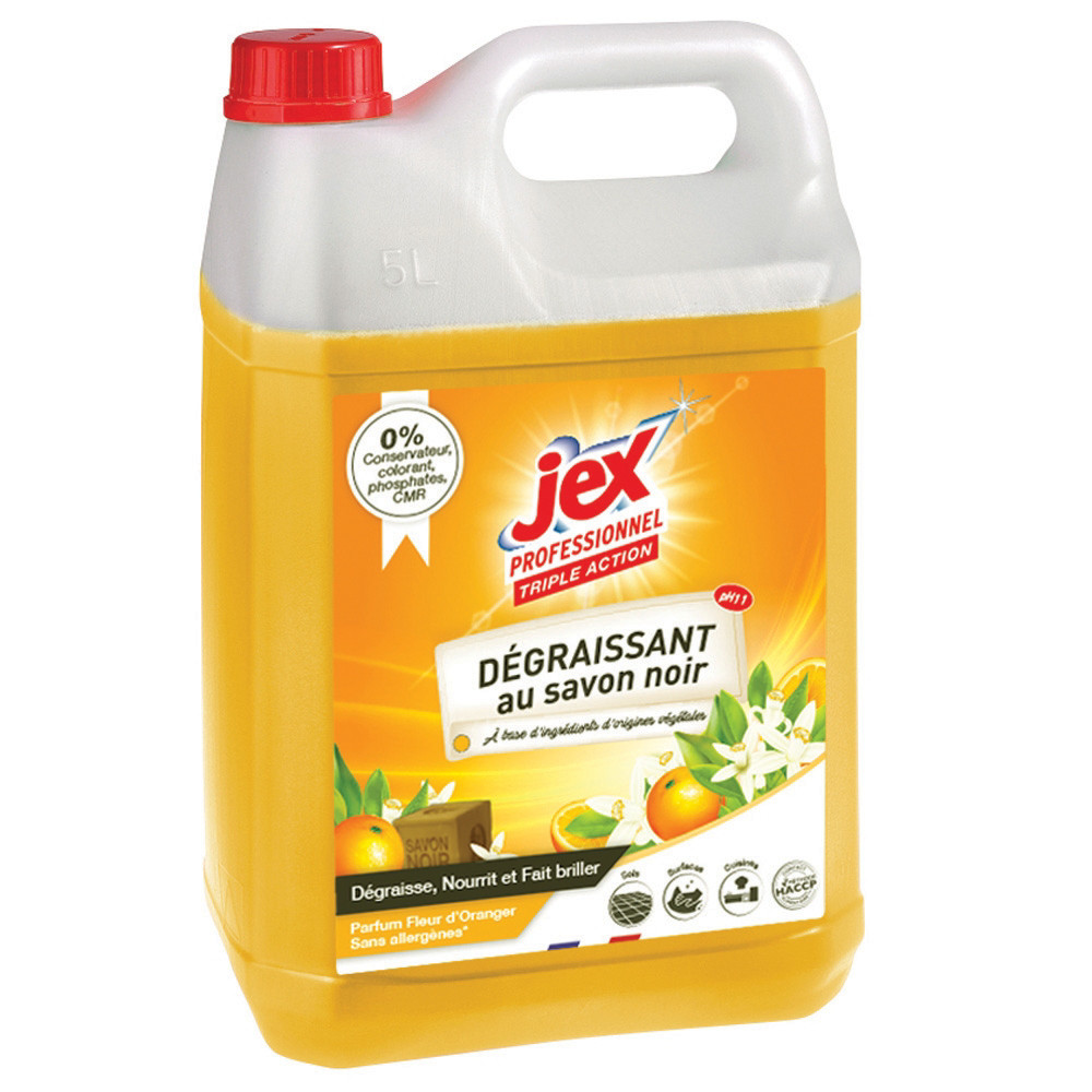 JEX Nettoyant multi-usages dégraissant HACCP Jex Fleur d'oranger 5 L