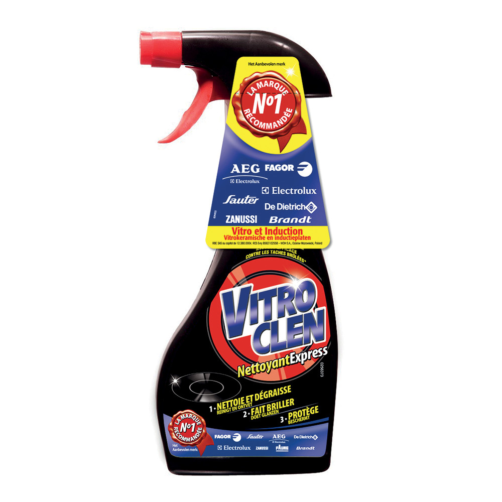 VITROCLEN Nettoyant dégraissant vitrocéramique et induction Vitro Clen 250 ml