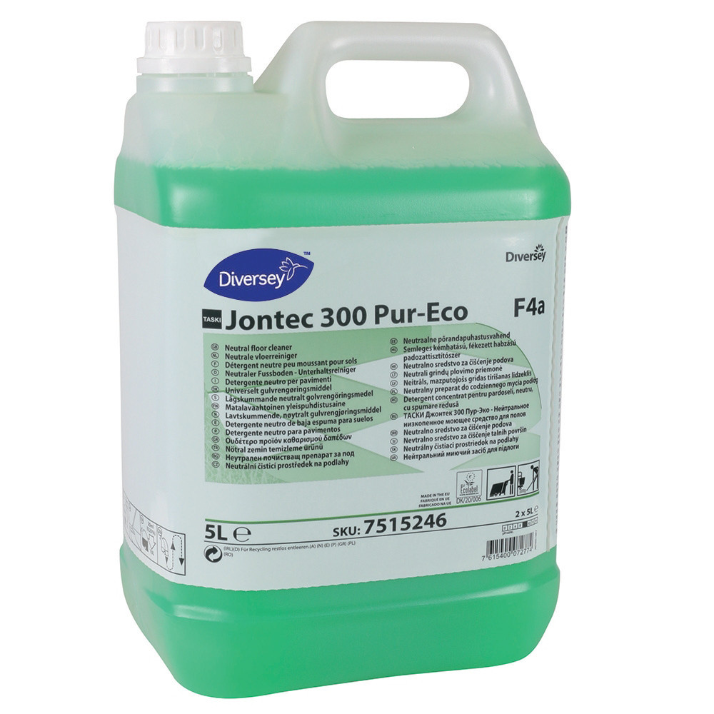 Nettoyant pH neutre pour sols Taski Jontec 300 Pur-Eco 5 L