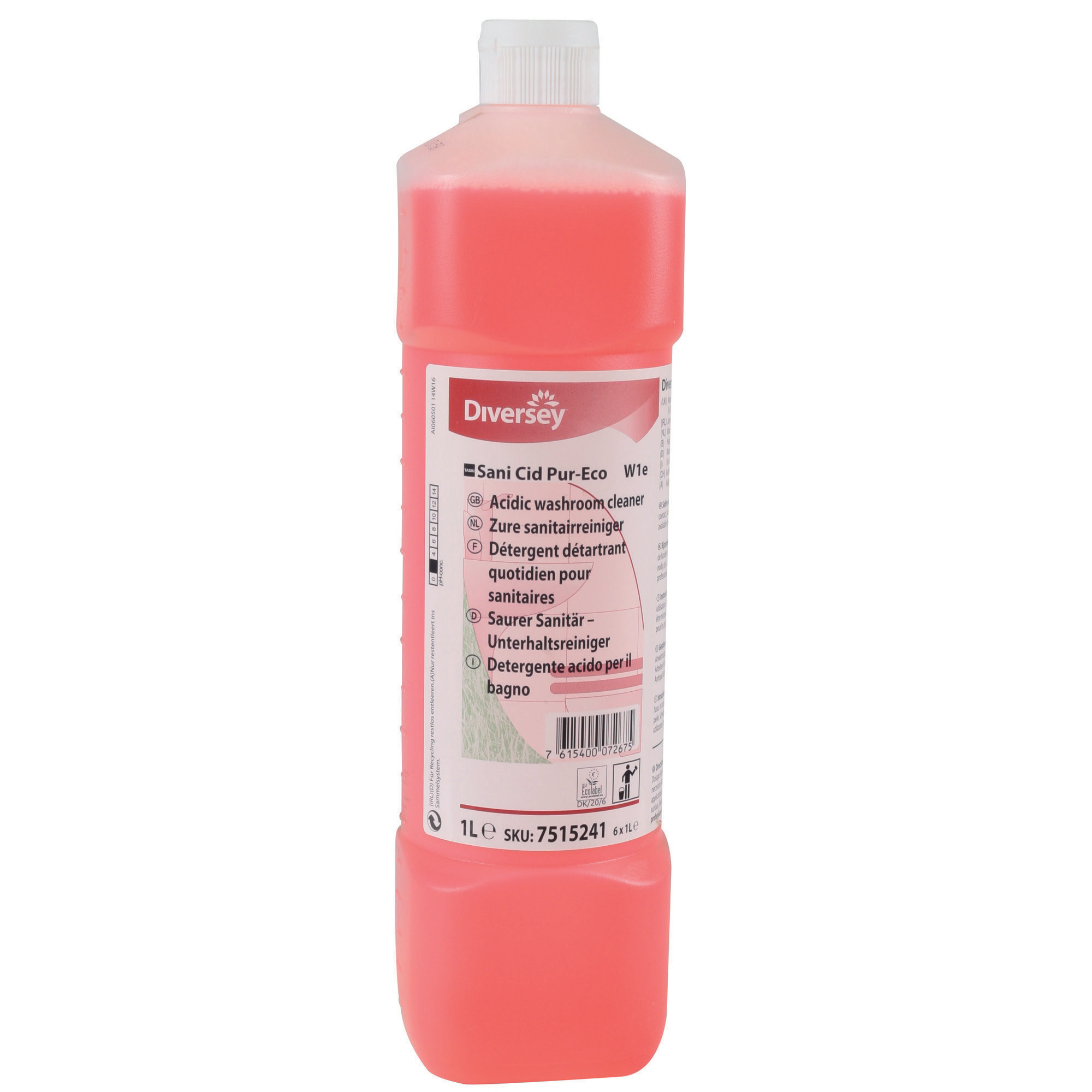 Nettoyant sanitaires détartrant Taski Sani Cid Pur-Eco 1 L