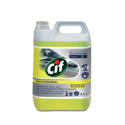Dégraissant cuisine puissant contact alimentaire Cif Professional 5 L