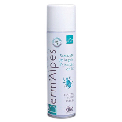 Anti punaises de lit et acariens King Derm'Alpes 250 ml