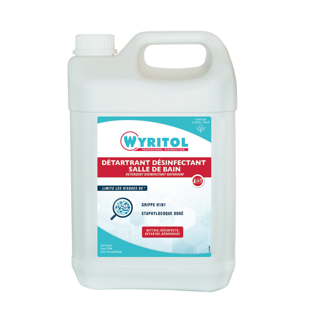 WYRITOL Dsinfectant dtartrant sanitaires Wyritol 4 en 1 5 L