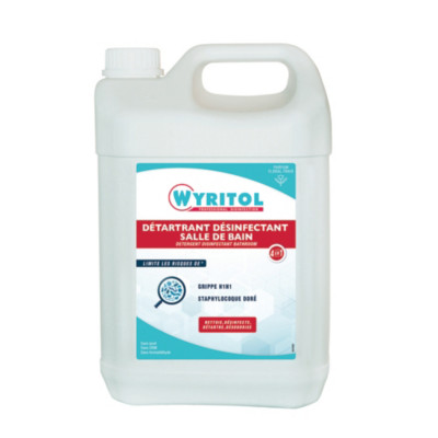 Désinfectant détartrant sanitaires Wyritol 4 en 1 5 L