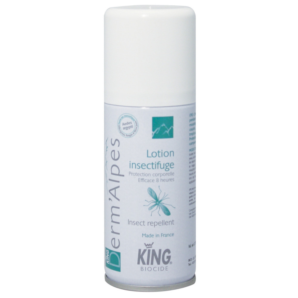KING Lotion insectifuge King Derm'Alpes 100 ml