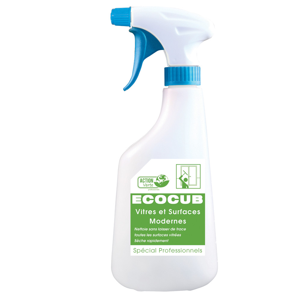 ACTION VERTE Pulvrisateur vide 630 ml pour Ecocub nettoyant vitres Action Verte