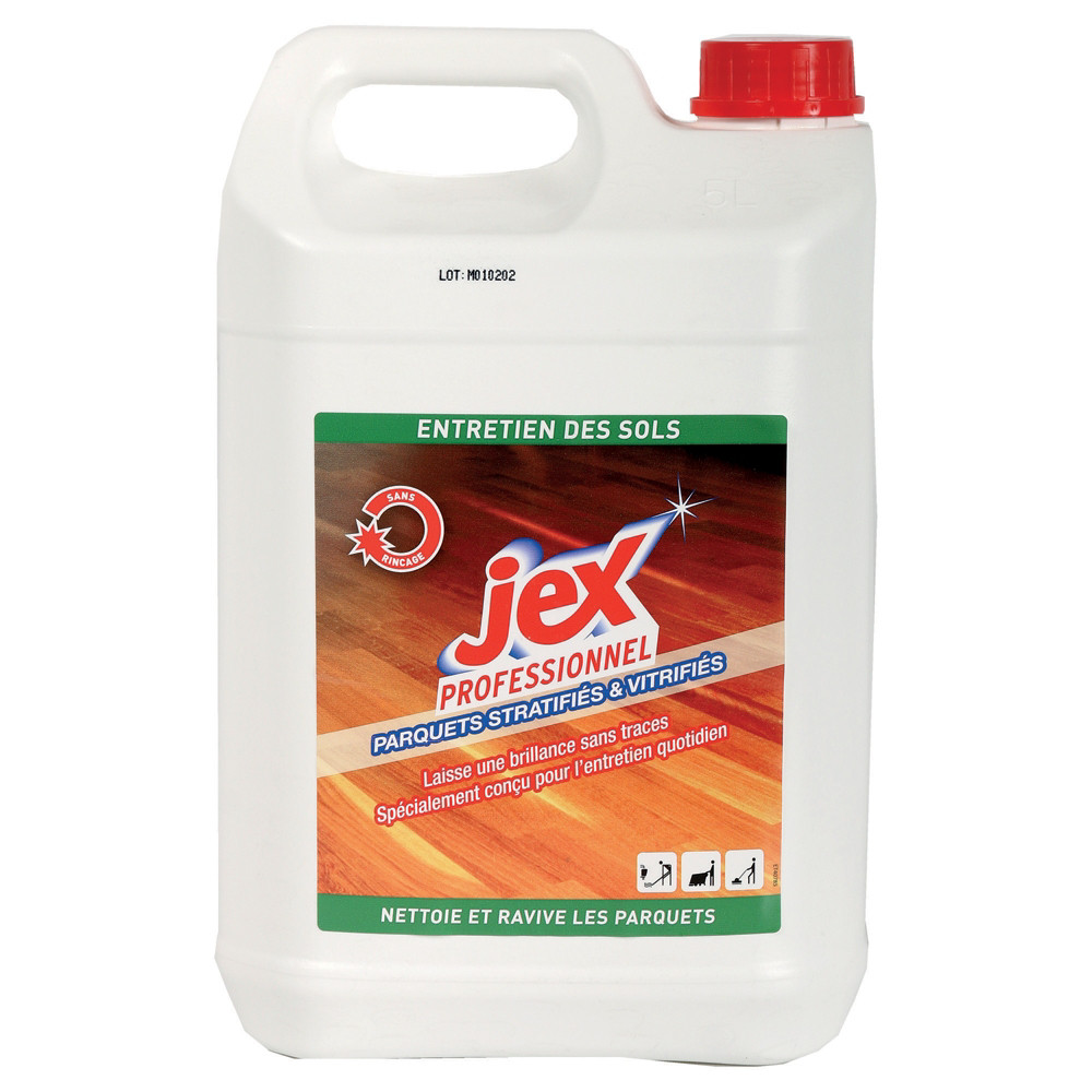 JEX Nettoyant parquets stratifis et vitrifis Jex Professionnel 5 L