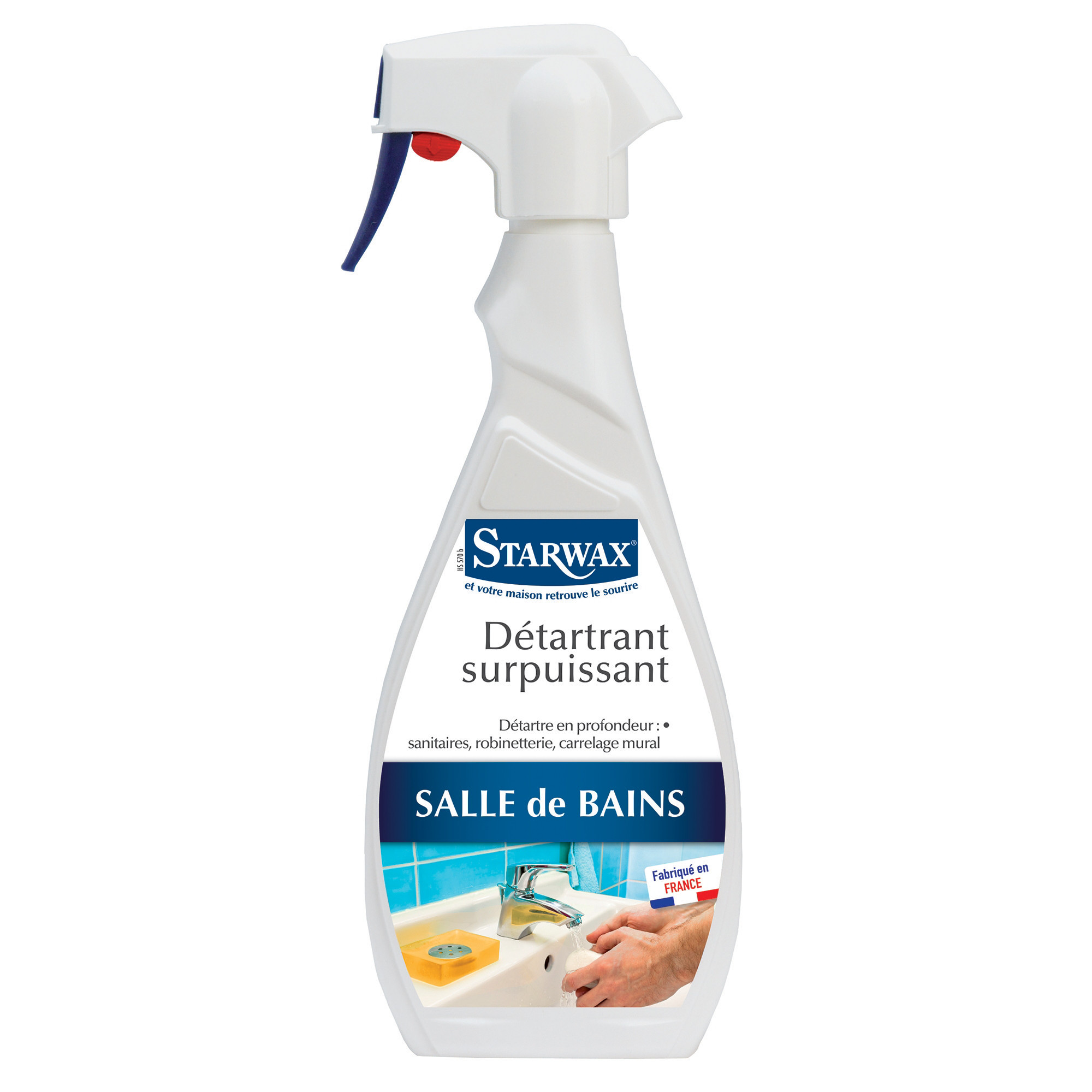 Starwax détartrant assainissant salle de bains 500ml - vue 2
