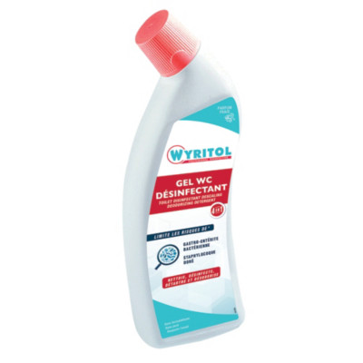 Gel WC désinfectant détartrant surpuissant HACCP Wyritol 4 en 1 750 ml
