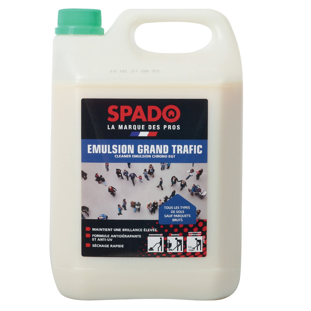 Emulsion pour sols Spado Pro spécial grand trafic 5 L