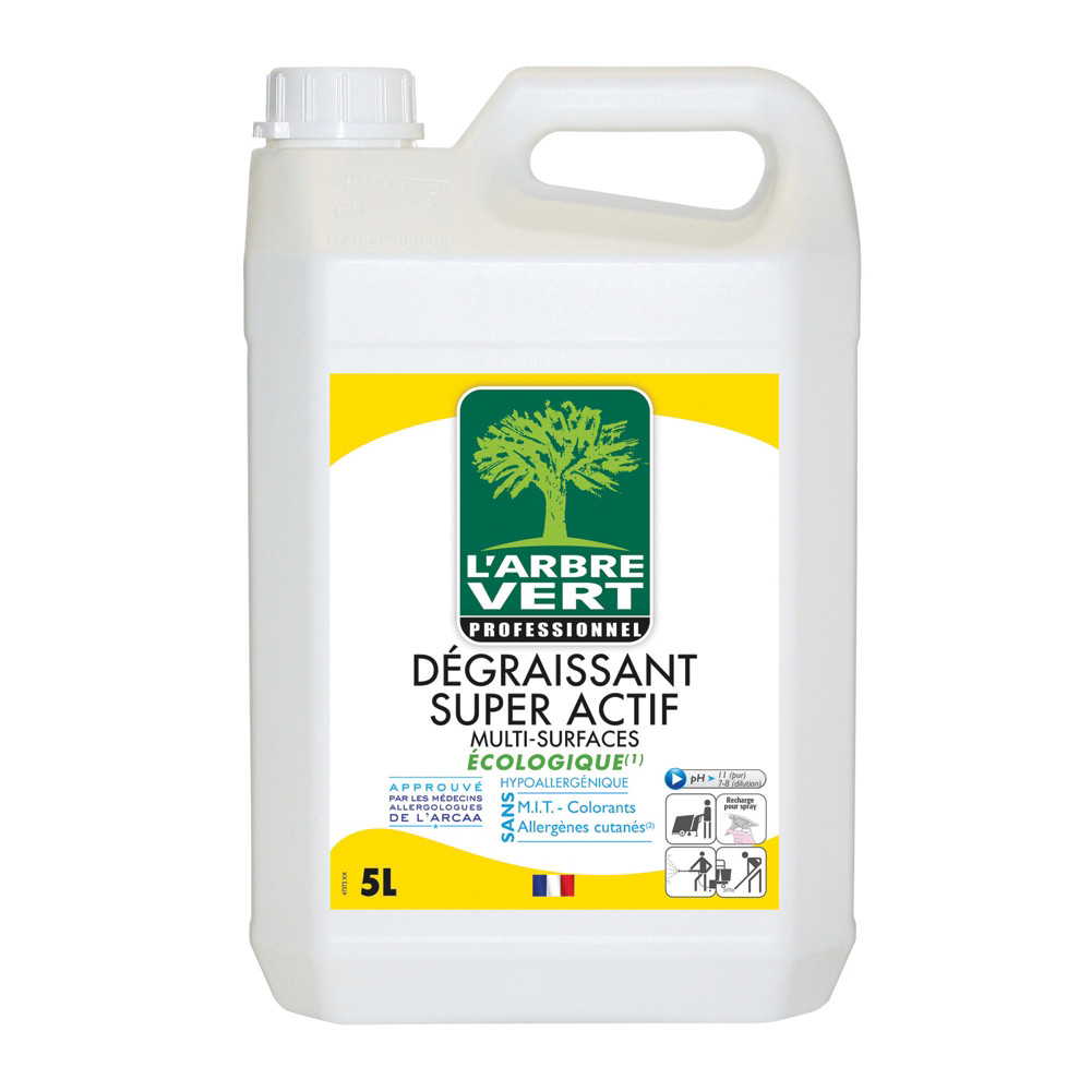 L ARBRE VERT Nettoyant dgraissant surpuissant multi-surfaces L'Arbre Vert 5 L