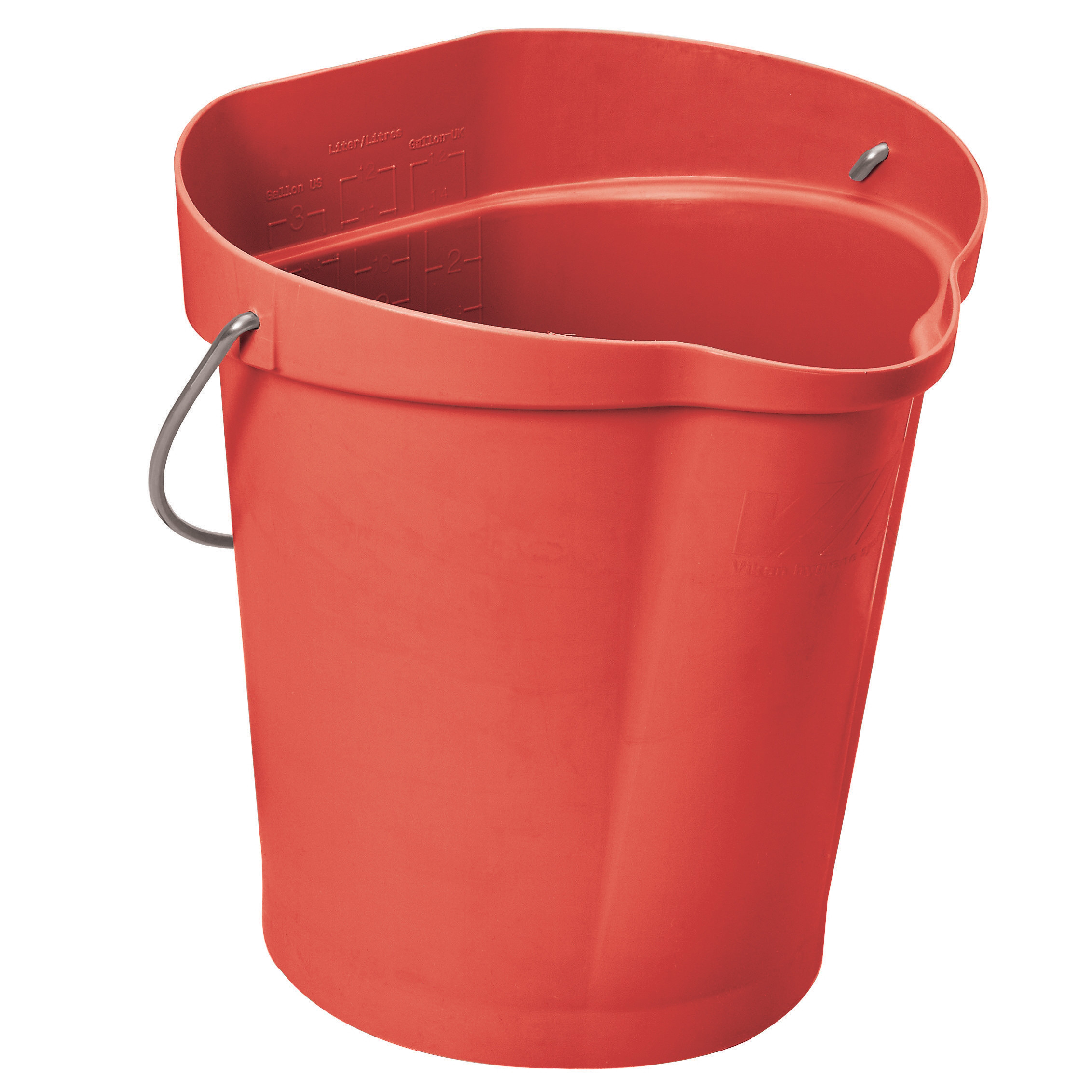 Seau alimentaire Vikan 12 L rouge