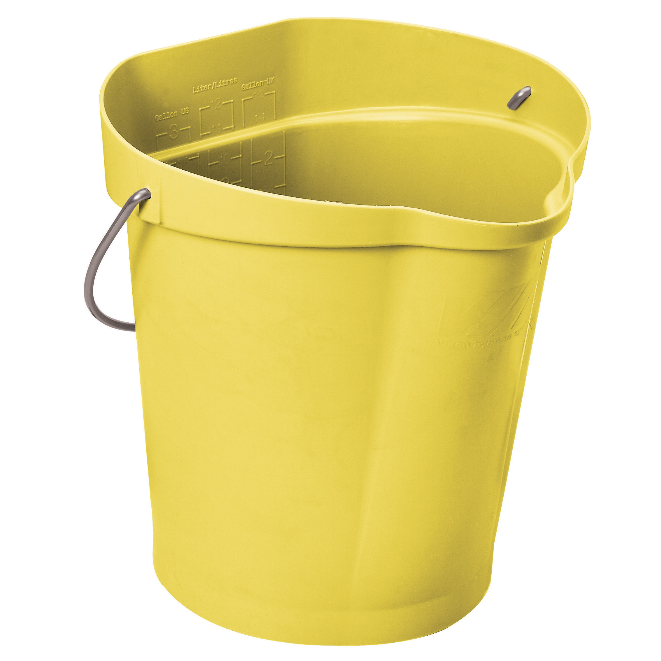 Seau alimentaire Vikan 12 L jaune