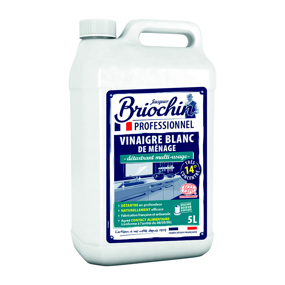 BRIOCHIN Vinaigre blanc 14 dtartrant Briochin 5 L