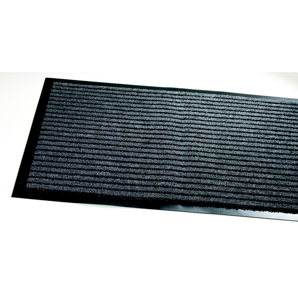 Tapis grattant absorbant  bandes gris 90 x 150 cm