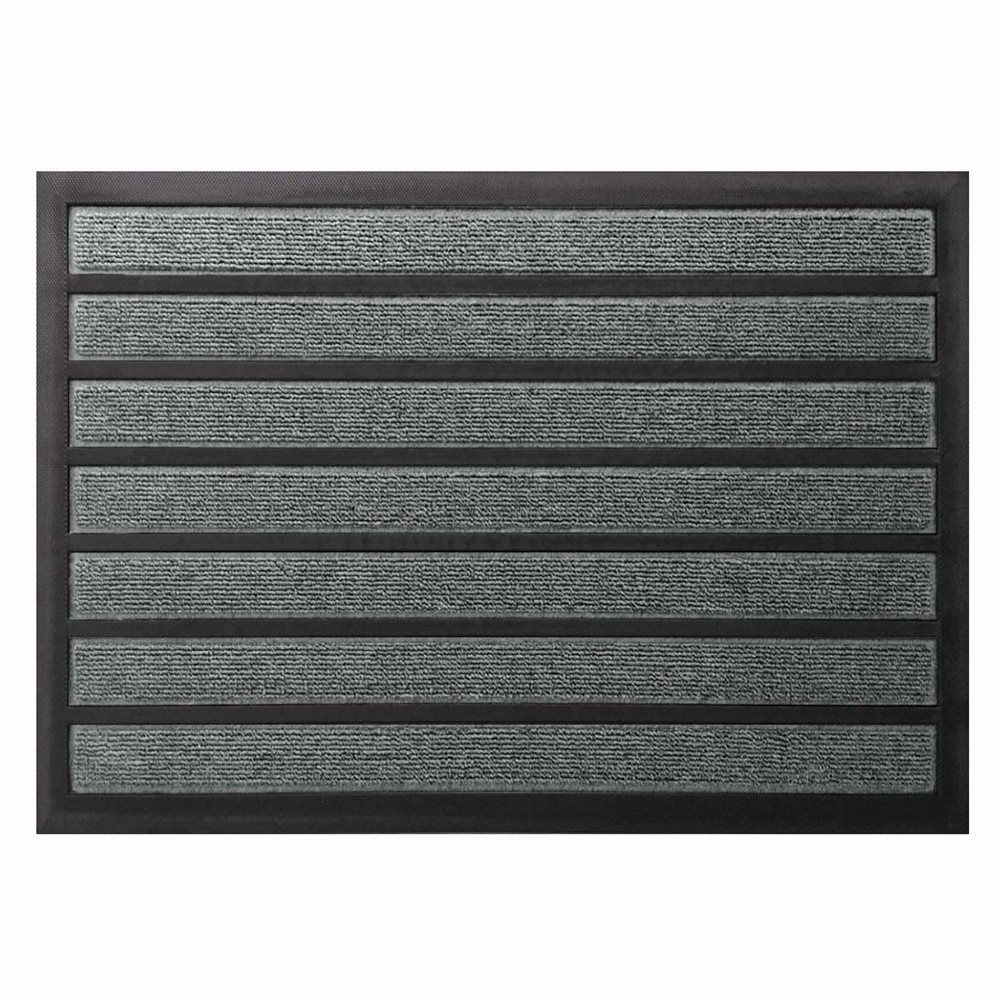 Tapis grattant absorbant Combi gris 90 x 60 cm
