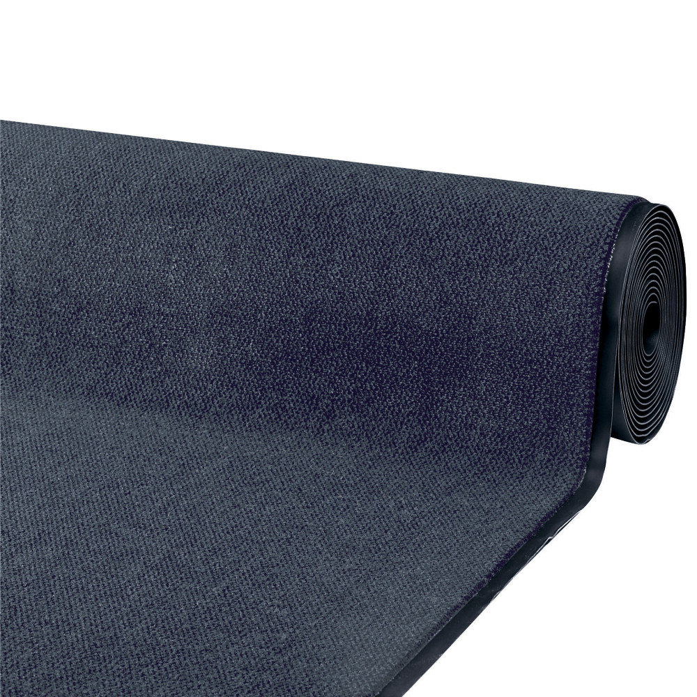 Luxor Tapis couloir absorbant Luxor au mtre linaire largeur 1,30 m bleu