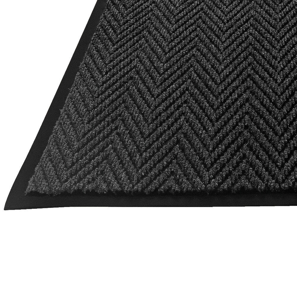 CALITEX Tapis grattant absorbant chevron 1er prix anthracite 90 x 150 cm