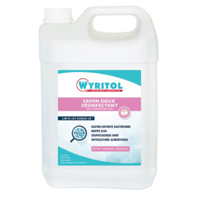 Savon doux désinfectant Wyritol 5 L