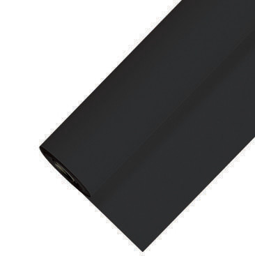Nappe non tiss en rouleau de 1,20 x 25 m, coloris noir