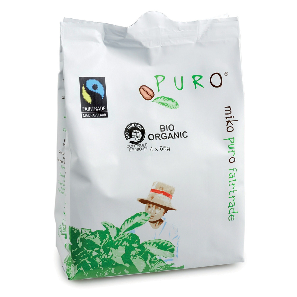 MIKO 12 paquets de 4 filtres doses caf Miko Puro Bio