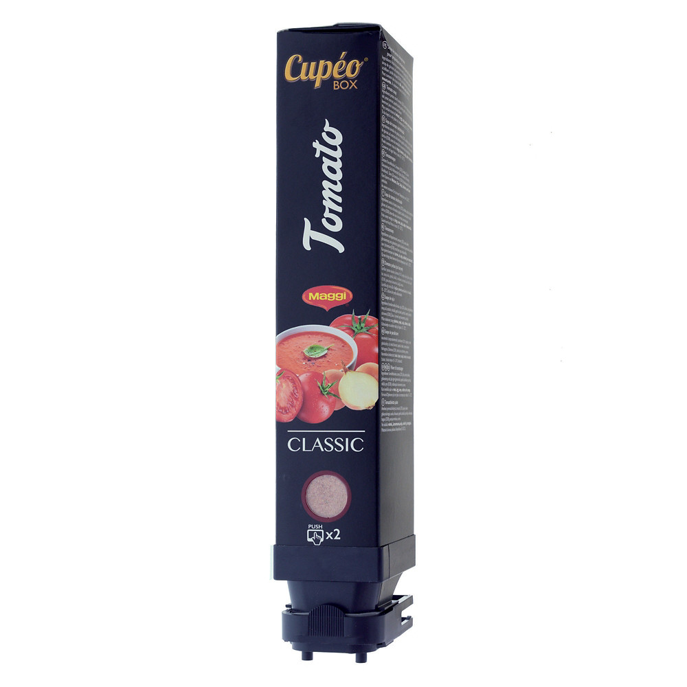 JEDE Cartouche Cupo Box pour machine Jede, Soupe Tomates