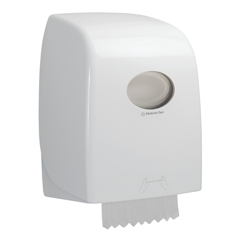 KIMBERLY-CLARK Distributeur essuie-mains rouleaux Aquarius ABS blanc