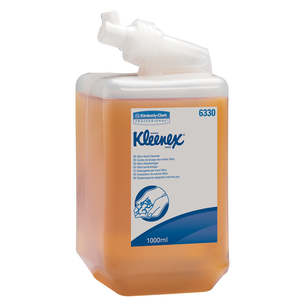 KLEENEX Cartouches savon mains Kleenex Ultra 1 L, lot de 6