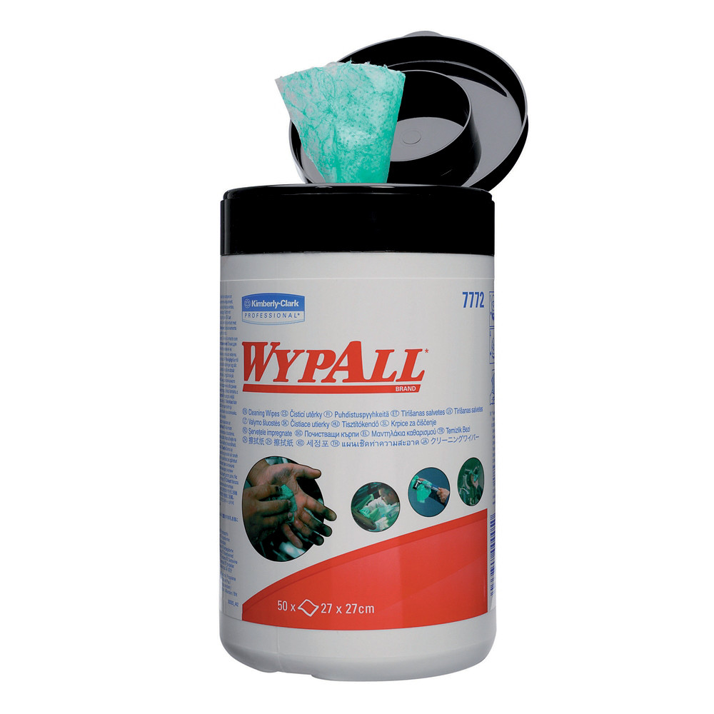 KIMBERLY-CLARK Lingettes d'atelier Wypall, bote de 50 lingettes