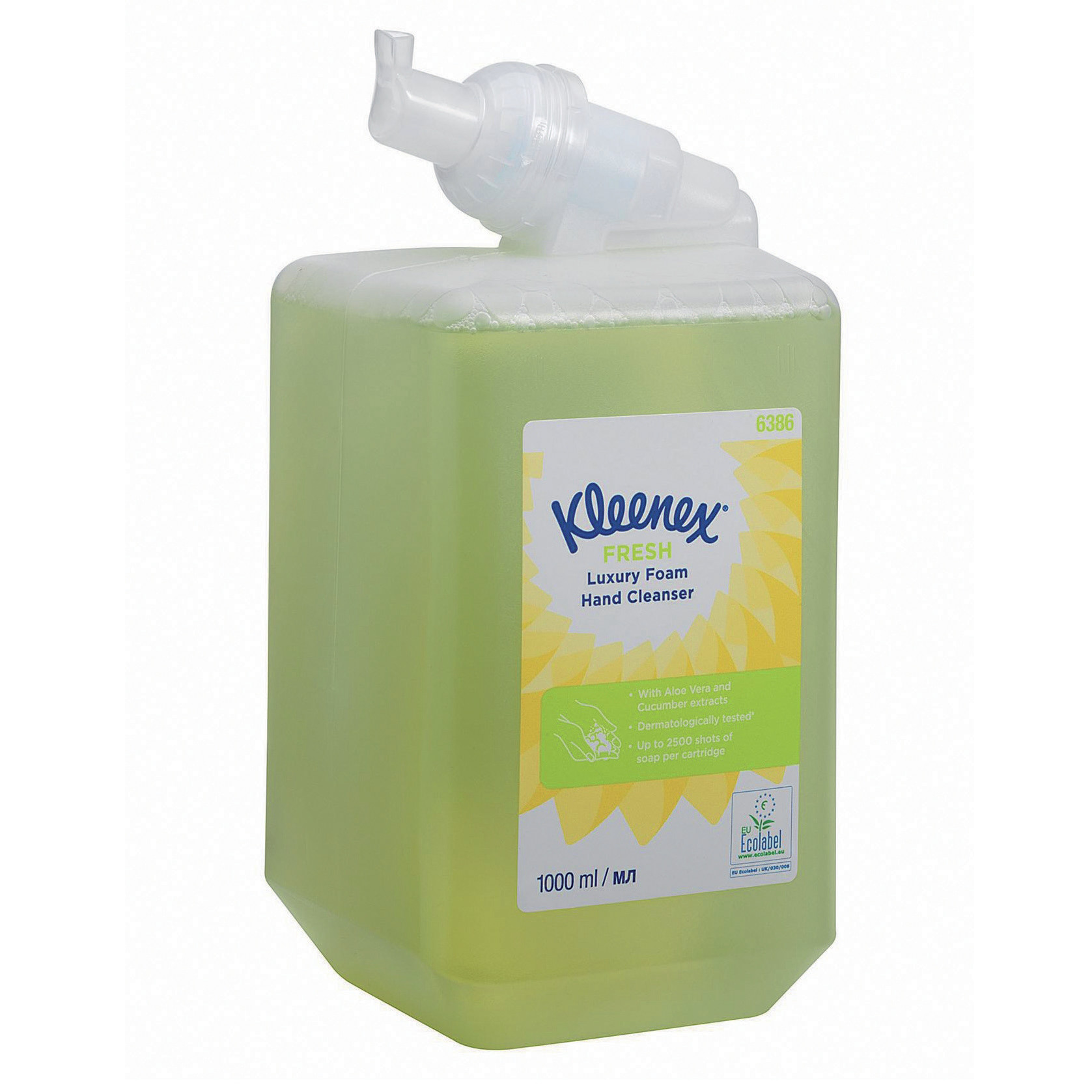 Cartouches savon mousse Kleenex Fresh 1 L, lot de 6