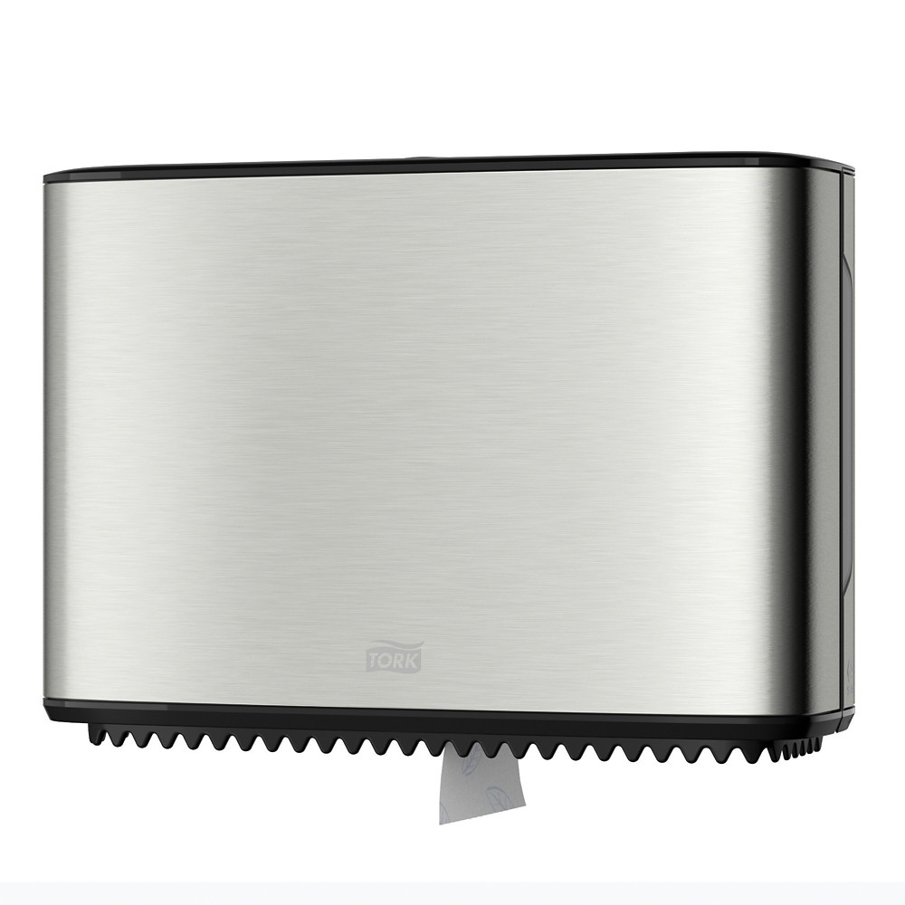 TORK Distributeur papier toilette Tork Jumbo acier inoxydable pour bobines