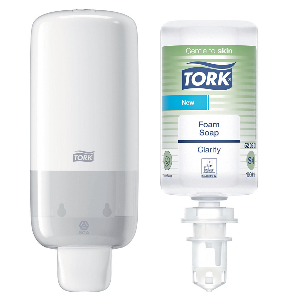 TORK KIT distributeur offert + 6 cartouches de savon Tork