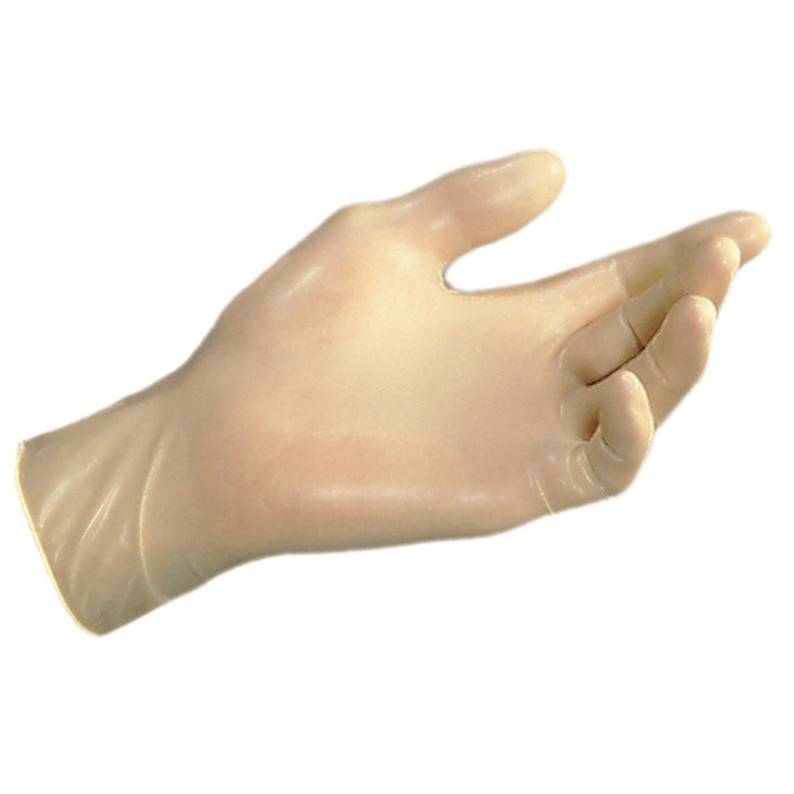 Gants jetables latex non poudrés 1er prix taille 9, boite de 100