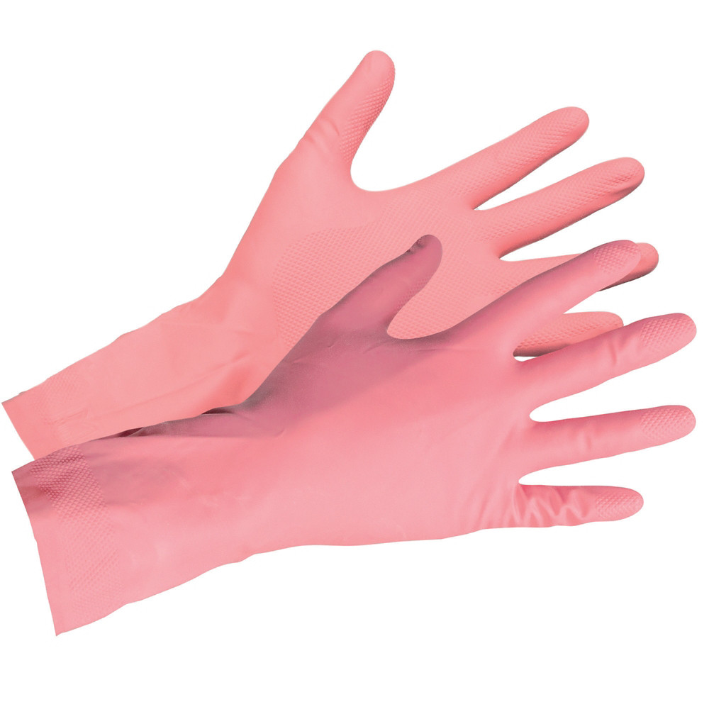 MAPA Gants de mnage Mapa Vital 115 roses taille 8, lot de 10 paires
