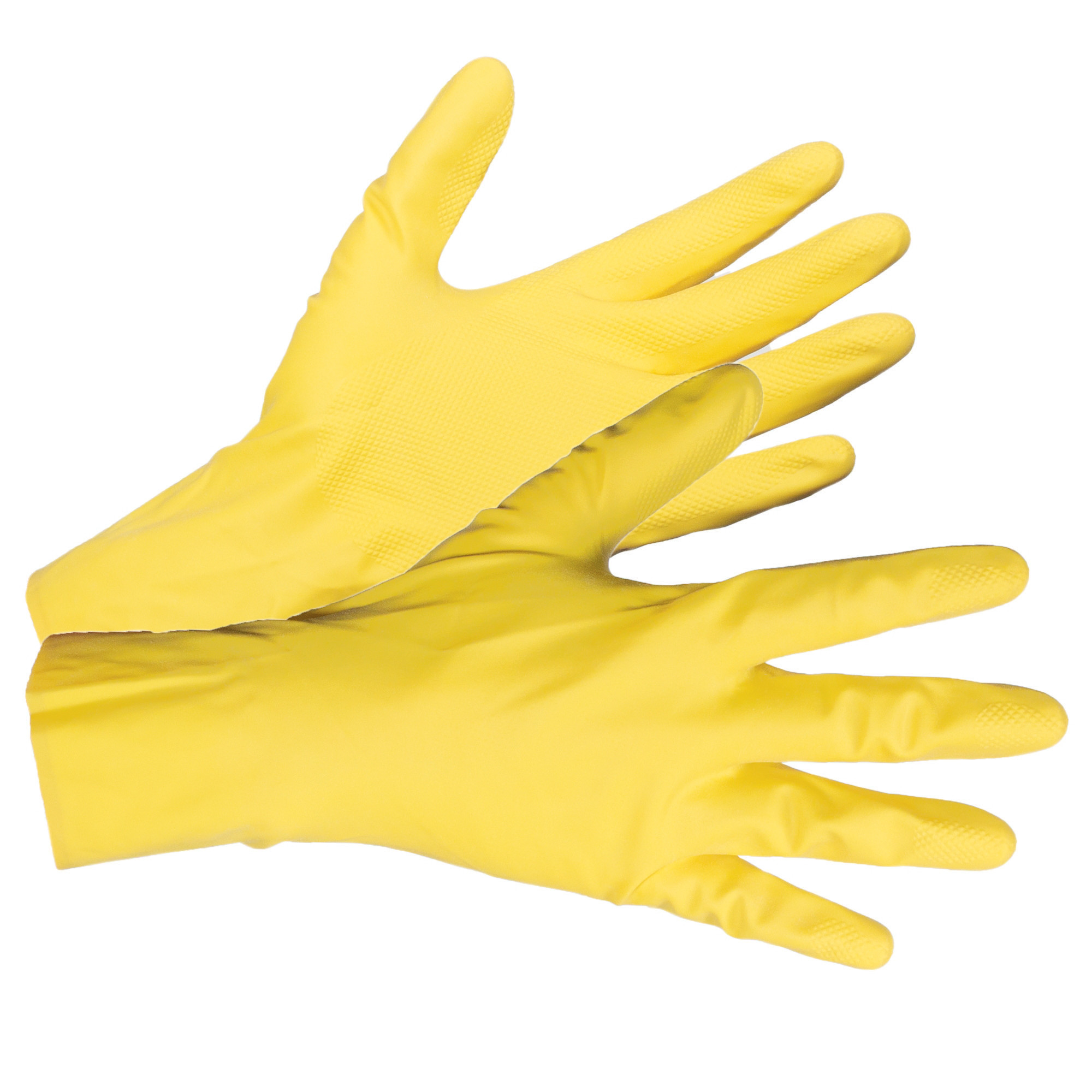 Gants de ménage Mapa Vital 124 jaunes taille 7, lot de 10 paires