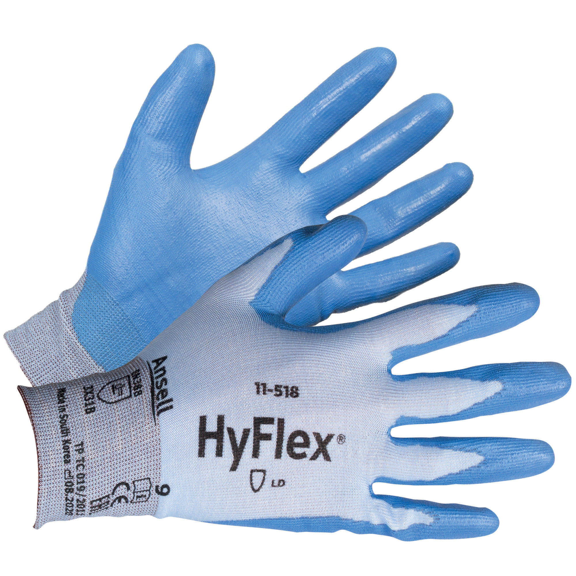 Gants anti-coupures Ansell Hyflex 11-518 taille 8, lot de 12 paires