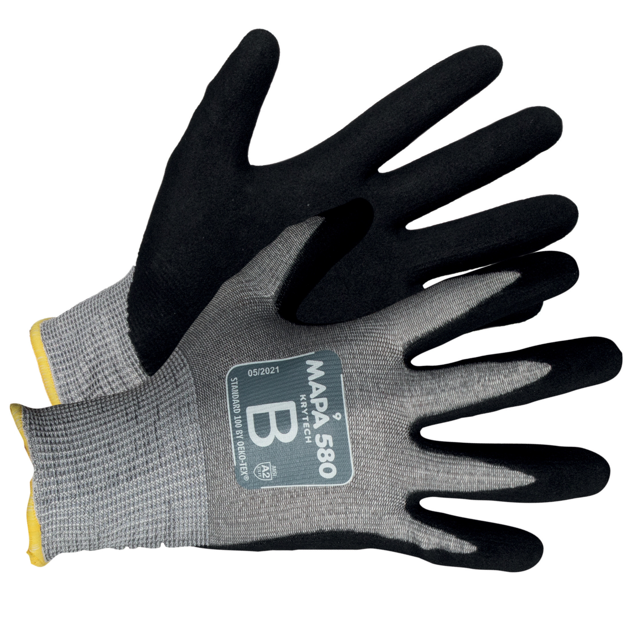 Gants anti-coupures Mapa Krytrech 580 taille 8, la paire