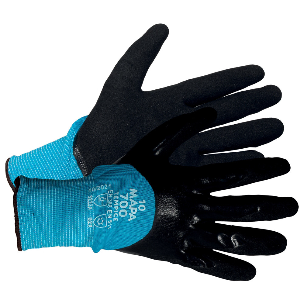 MAPA Gants spcial froid Mapa Temp Ice 700 taille 10, lot de 5 paires