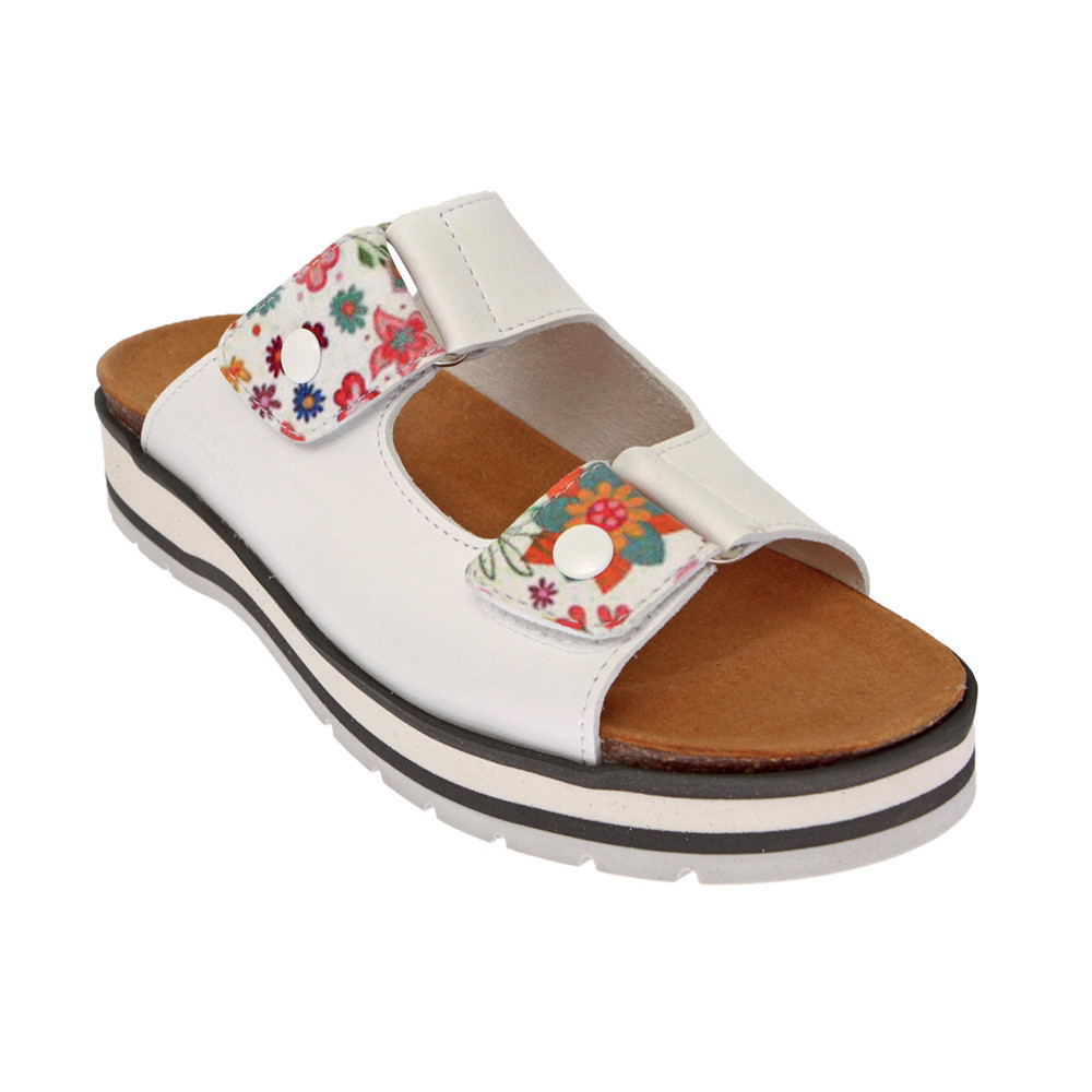 Sabots de travail femme Swedi Xénon+ coloris blanc prairie, taille 37