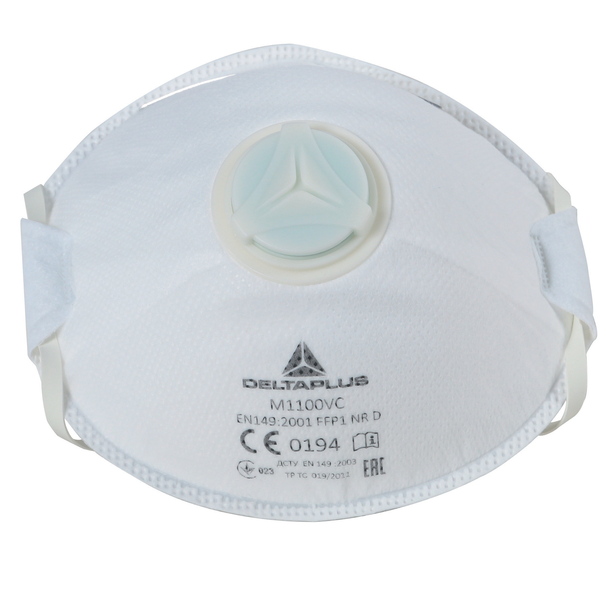 Masques de protection FFP1 à coque avec soupape, lot de 10