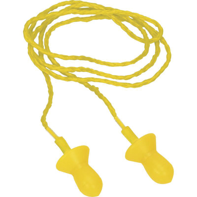 DELTA PLUS 10 paires de bouchons d'oreilles rutilisables avec cordon ConicSof10 Delta Plus